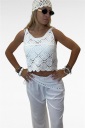 canotta in crochet barely
